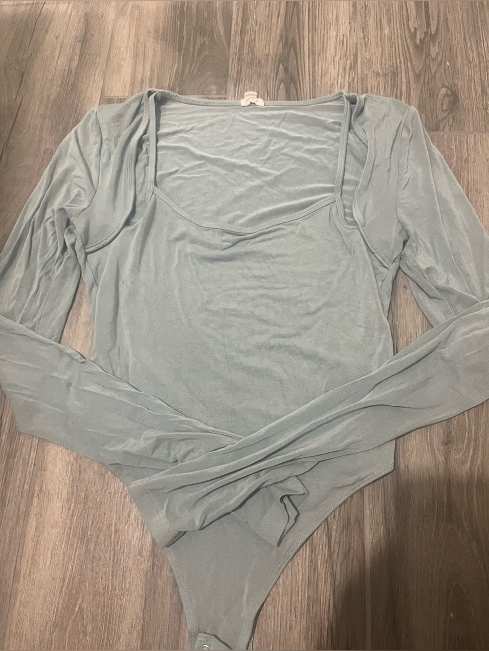 GARAGE Light Blue Long Sleeve Bodysuit 🩵